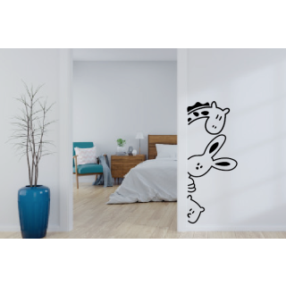 Girafa, coelhinho e urso