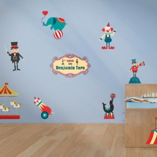 Kit Adesivo de Parede Circo / Parque