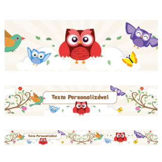 Faixa para Parede Coruja