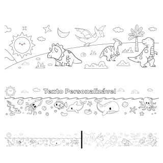 Faixa para Parede Colorir