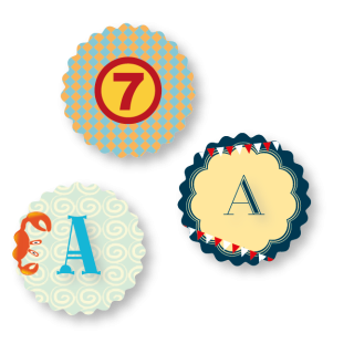 Etiqueta para Lembrancinhas Flor TAM P Coleção TagLab Especiais