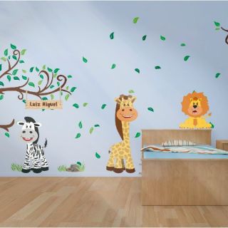Kit Adesivo de Parede - Fauna