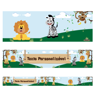 Faixa para Parede Fauna