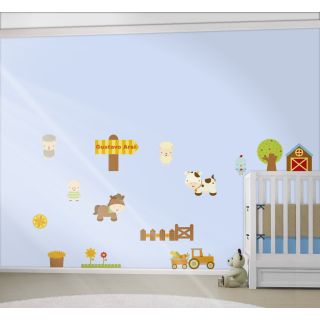 Kit Adesivo de Parede - Fazenda