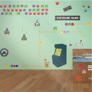 Kit Adesivo de Parede - Games