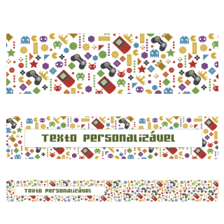 Faixa para Parede Games Branco 01