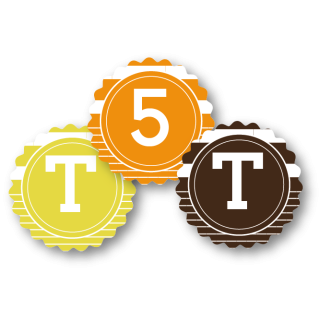 Etiqueta para Lembrancinhas Flor TAM P Coleção Arco-Íris Horizontal