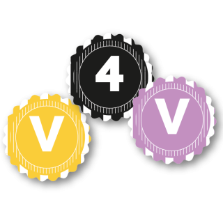 Etiqueta para Lembrancinhas Flor TAM P Coleção Arco-Íris Vertical