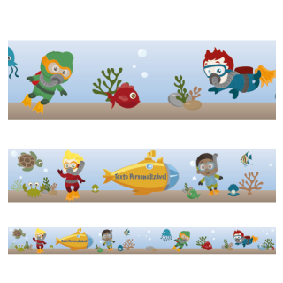 Faixa para Parede Mergulhador