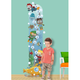 Régua de Crescimento - Mergulhadores