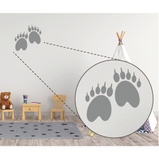Pegada Urso Cinza