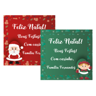 Presente de Natal Quadrado