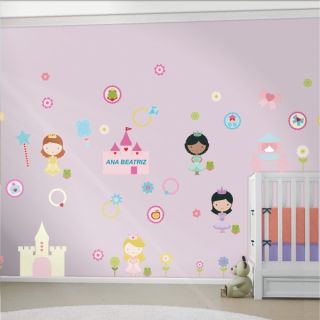 Kit Adesivo de Parede - Princesa