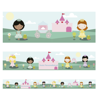 Faixa para Parede Princesa