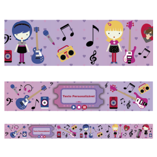 Faixa para Parede RockGirl