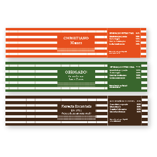 Rótulo de Água coleção Arco-Íris Horizontal